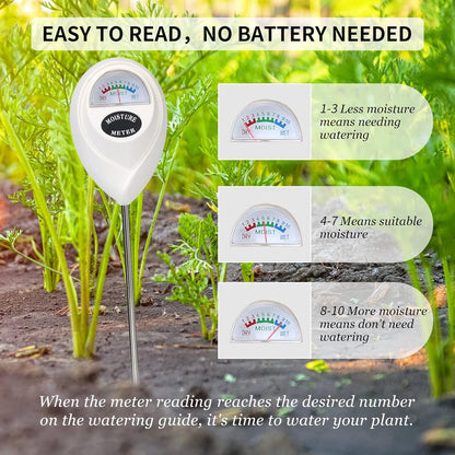 Soil Moisture Meter for Precise Moisture Measurement – Ideal for Plant Care and Gardening