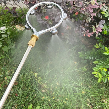 High-Pressure Stainless Steel Multi-Nozzle Sprayer – Efficient Spray Attachment for Garden Irrigation