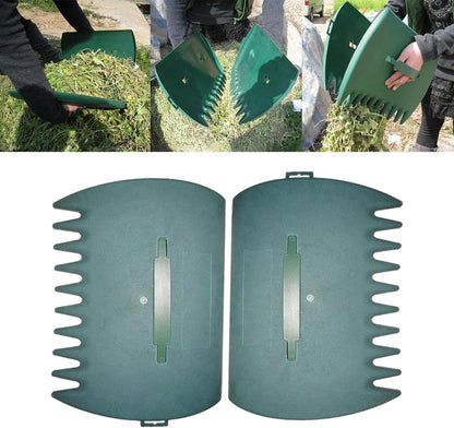 Ergonomic garden grabber – practical tool for collecting leaves and grass