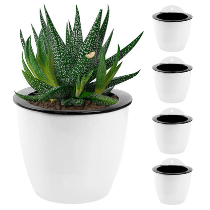 Self-Watering Hanging Planter – Modern Flower Pot for Wall Mounting for Efficient Plant Care