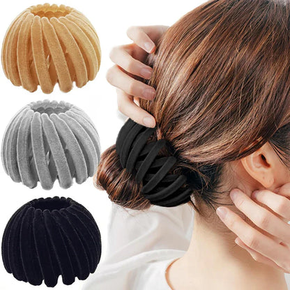 Elastic Bird’s Nest Hair Clip – Secure Hold & Stylish Design