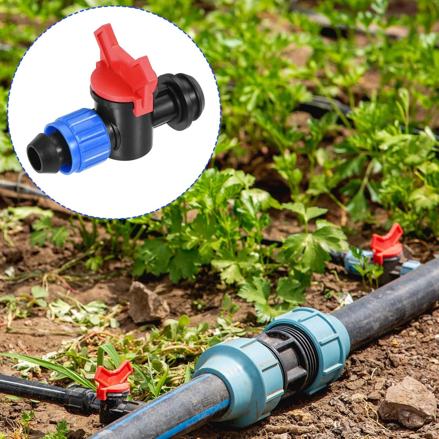 Drip irrigation system for plants – efficient watering hose for garden and plant care