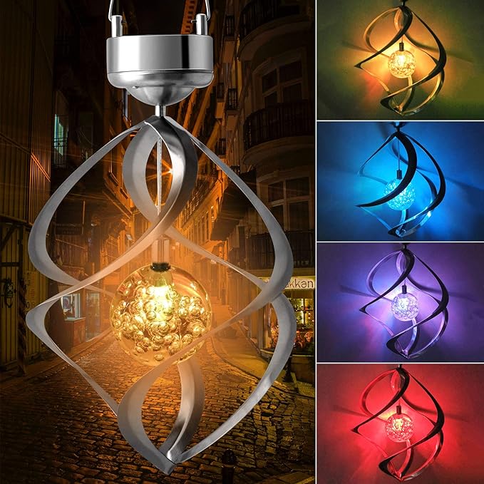 Colorful Solar LED Light for Garden and Terrace – Color-Changing Outdoor Lighting with Solar Power