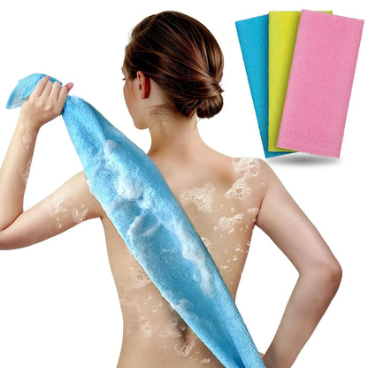 3-Pack Exfoliating Shower Scrub Cloths – Deep Cleansing & Gentle Skin Renewal