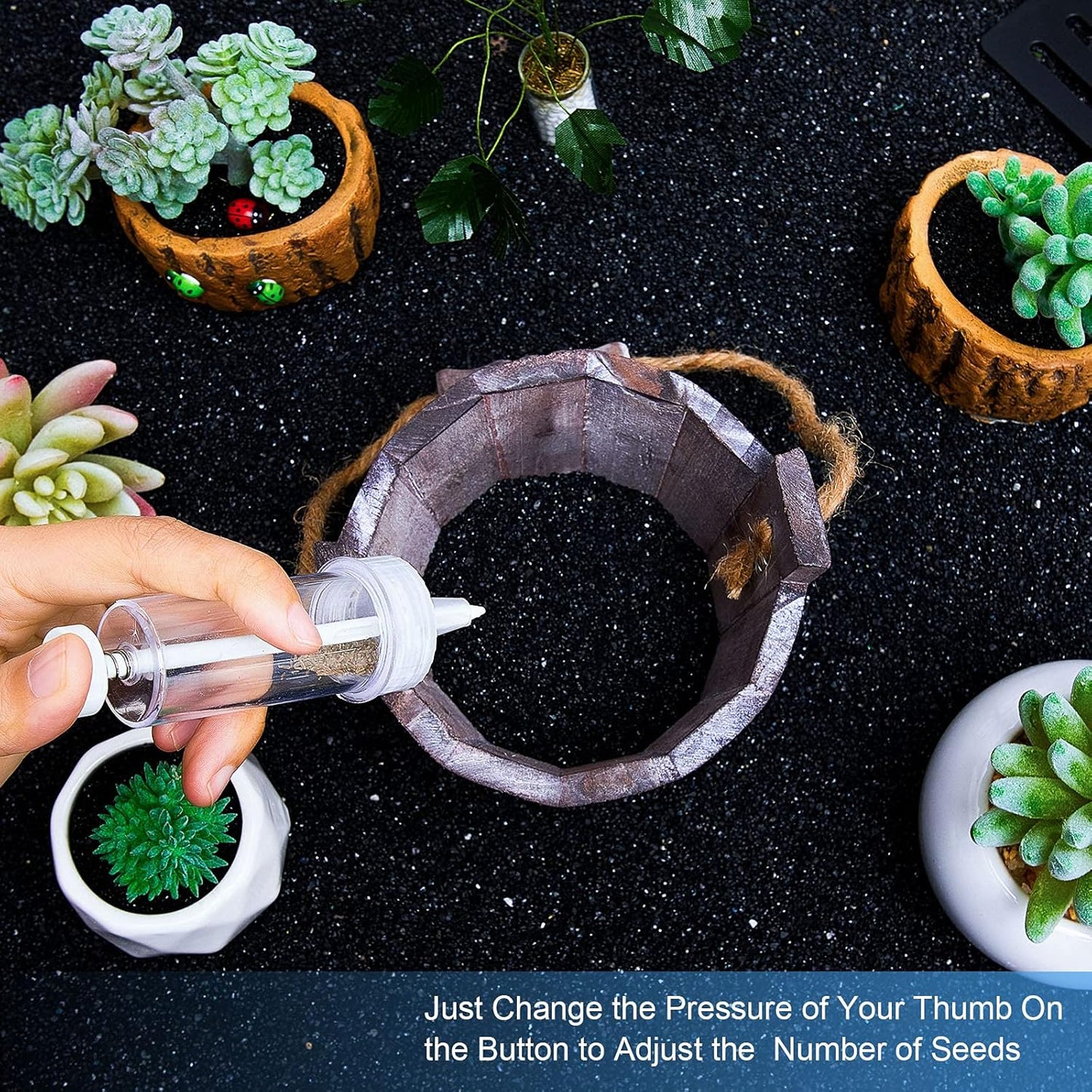 Seed Dispenser for Precise Sowing – Easy-to-Use Seed Funnel for Garden Plants
