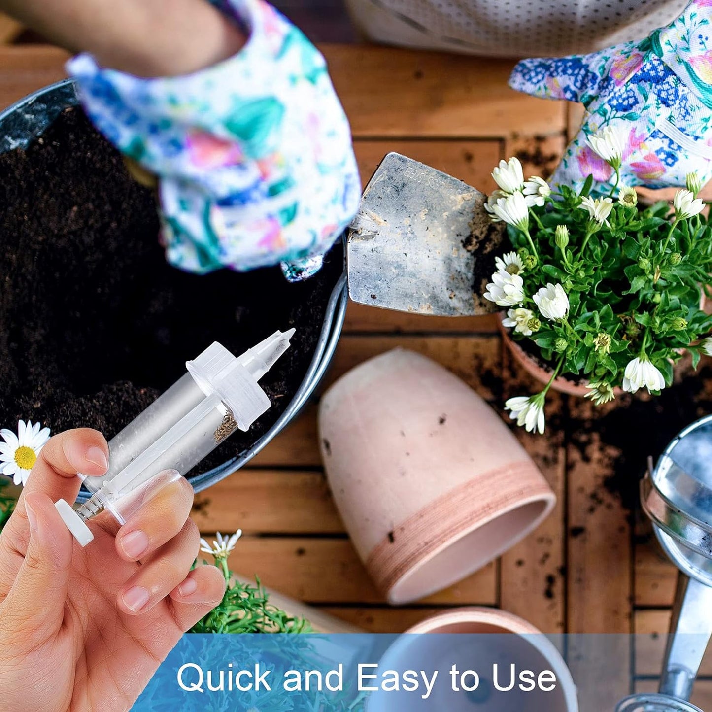 Seed Dispenser for Precise Sowing – Easy-to-Use Seed Funnel for Garden Plants