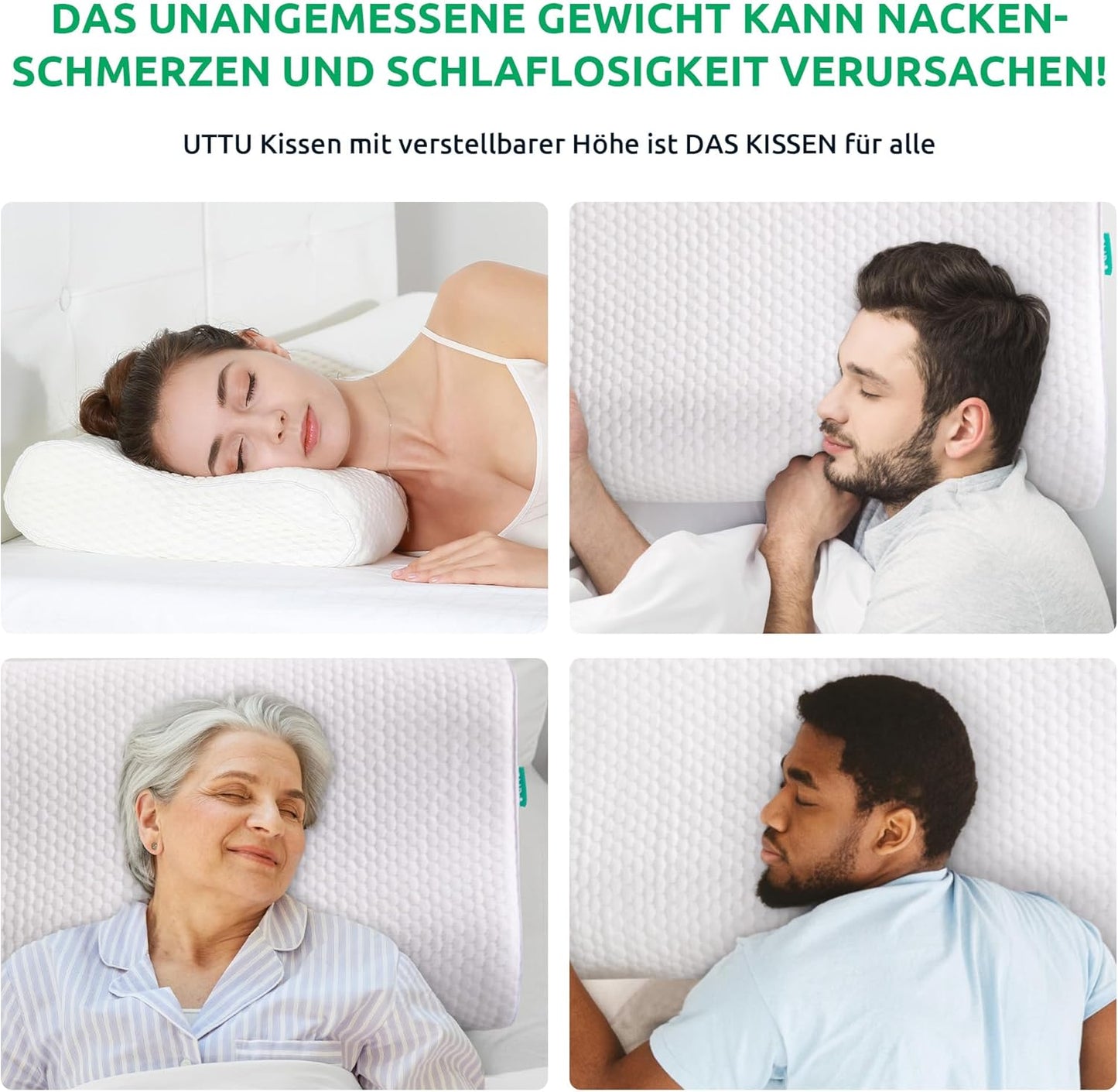 Ergonomic Orthopedic Neck Pillow – Optimal Support for a Healthy Sleeping Posture