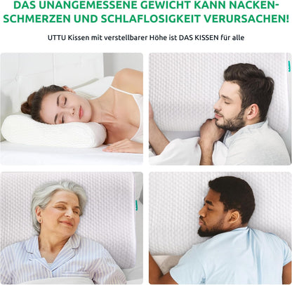 Ergonomic Orthopedic Neck Pillow – Optimal Support for a Healthy Sleeping Posture