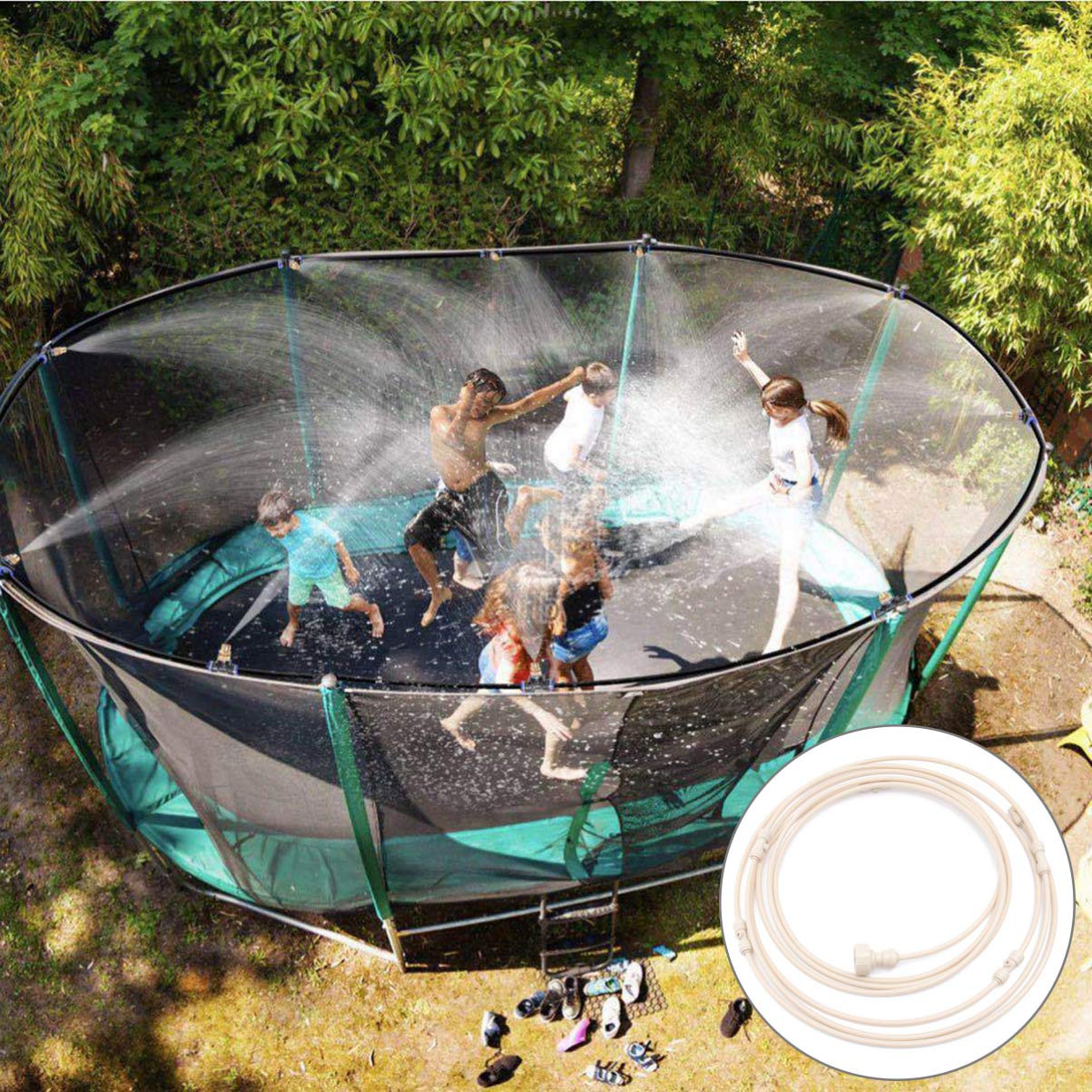 Spray Irrigation System – Flexible Water Hose With Spray Nozzles For Refreshing Garden Watering