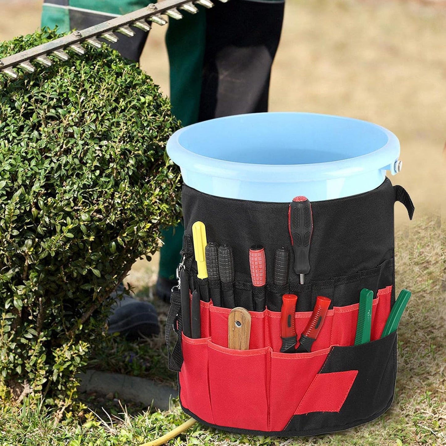 42-Pocket Multifunctional Garden Tool Storage Bag – Large Tool Bag for Efficient Garden Organization