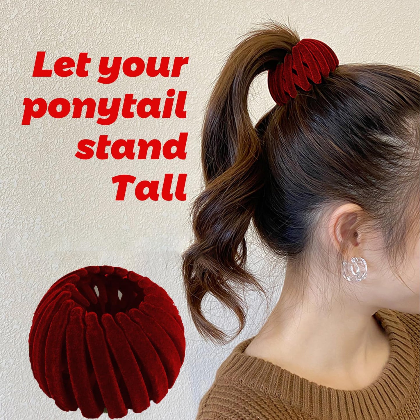 Elastic Bird’s Nest Hair Clip – Secure Hold & Stylish Design