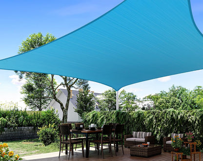 Rectangular Sun Shade Sail – UV-Resistant Sun Protection Canopy with Durable Rope for Garden and Patio