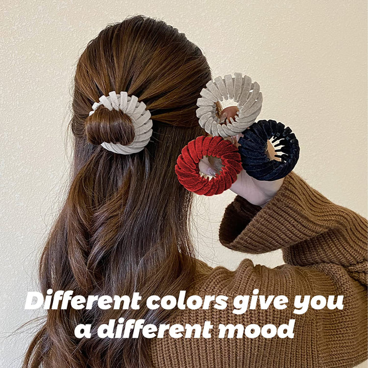 Elastic Bird’s Nest Hair Clip – Secure Hold & Stylish Design