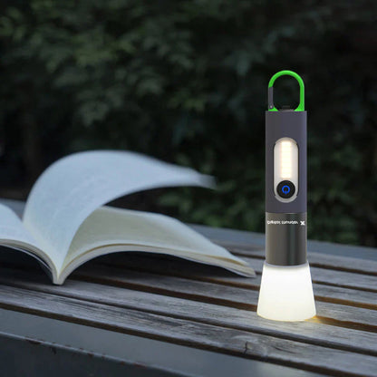 Multifunctional LED Flashlight with USB Rechargeable and Waterproof Design