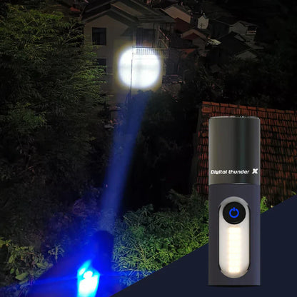 Multifunctional LED Flashlight with USB Rechargeable and Waterproof Design