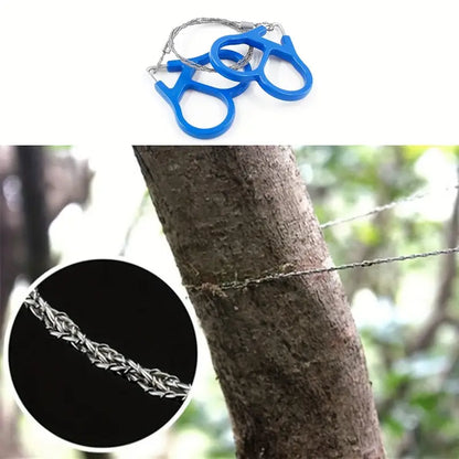 Compact Wire Saw for Gardening and Outdoor Adventures – Durable Folding Saw for Camping and DIY Projects