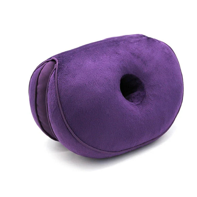 Donut-Shaped Seat Cushion for Maximum Relief and Comfort