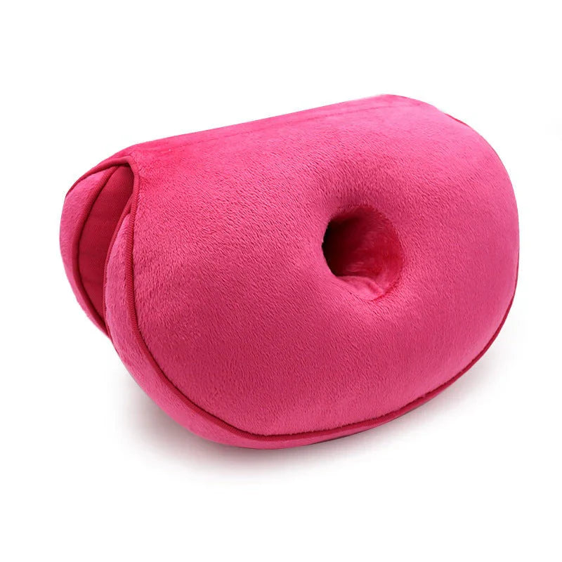 Donut-Shaped Seat Cushion for Maximum Relief and Comfort
