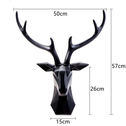 3D Deer Head Wall Decoration – Elegant Wall Art for Your Home