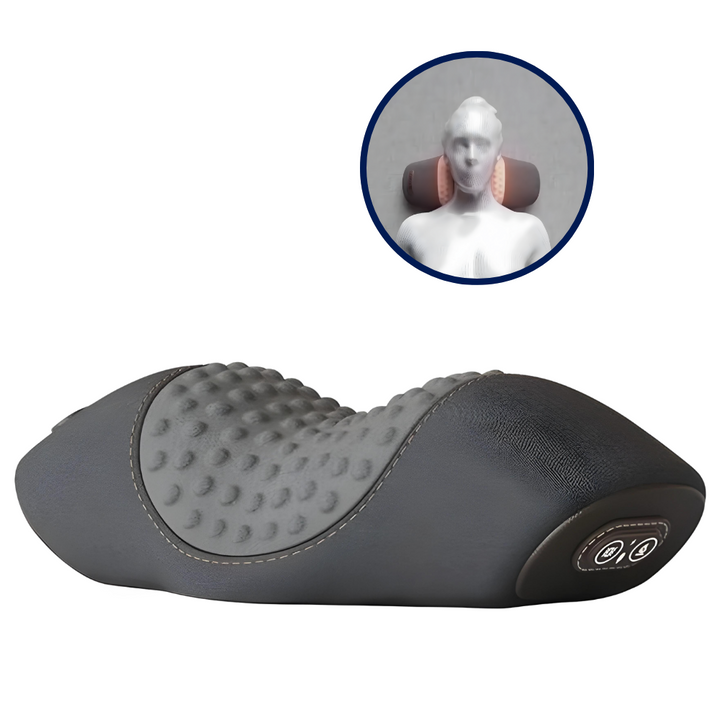 Massage neck pillow with heat function – relaxation and relief for neck and shoulders
