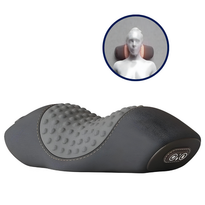 Massage neck pillow with heat function – relaxation and relief for neck and shoulders