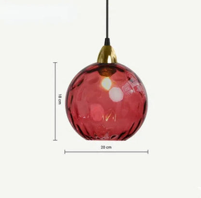 Glass Globe Pendant Light