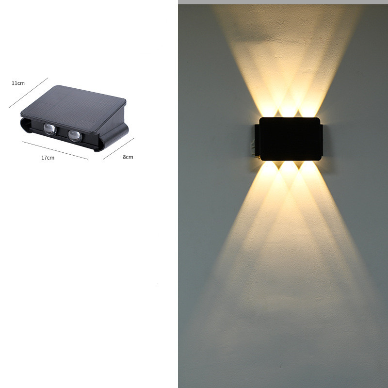 Modern LED Outdoor Wall Light with Dual Lighting – Weatherproof Wall Lamp for House Facade and Garden