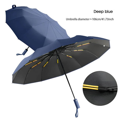 Eco-Friendly Double Umbrella with UV Protection and Adjustable Handle