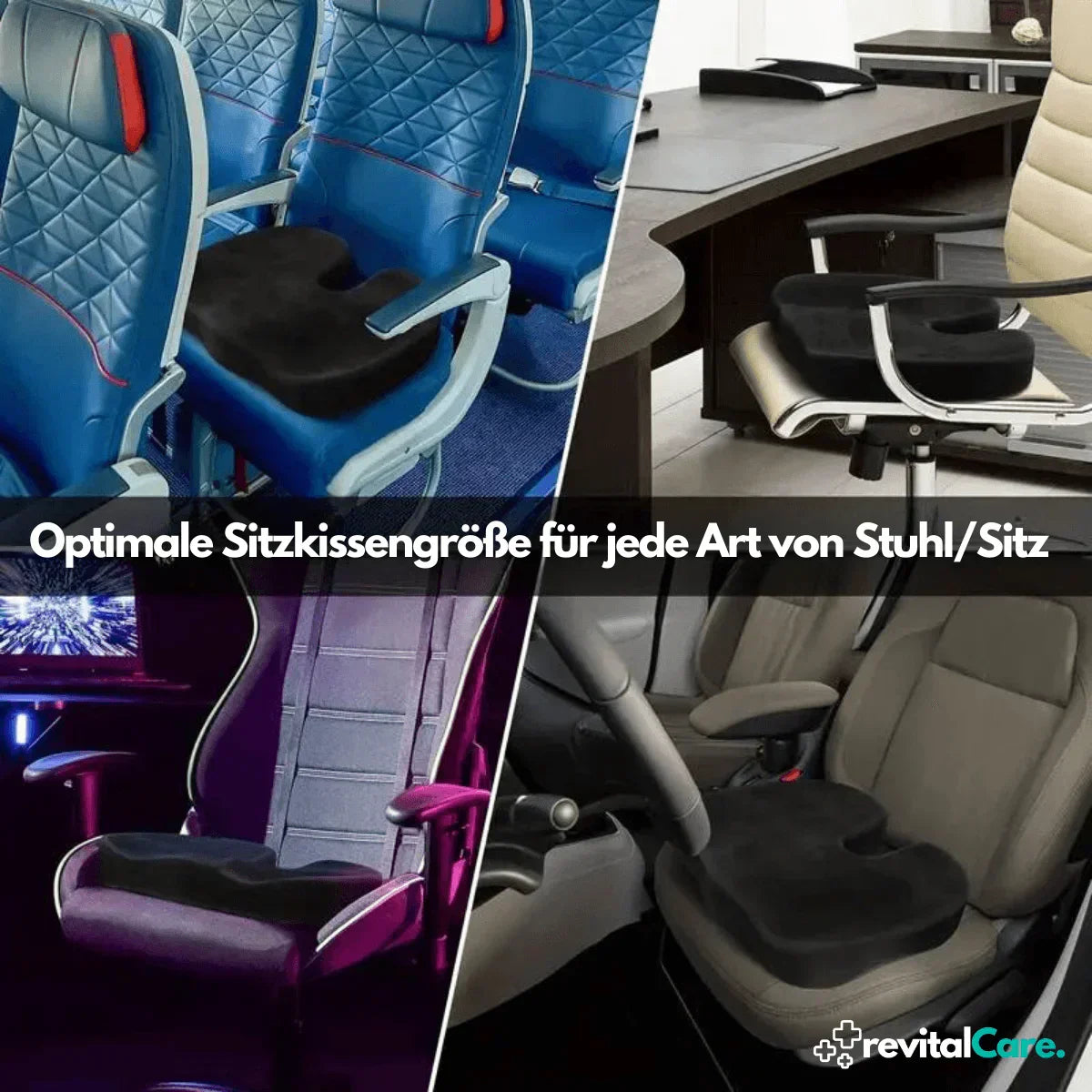 Ergonomic 4D Seat Cushion with Orthopedic Support for Maximum Comfort