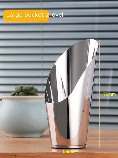 Durable Stainless Steel Garden Trowel – High-Quality Scoop for Potting Soil in the Garden and on the Balcony