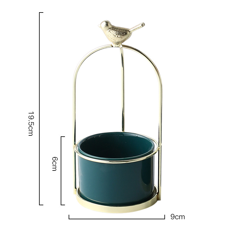 Flower Planters with Bird Design – Decorative Plant Pots for Garden and Balcony