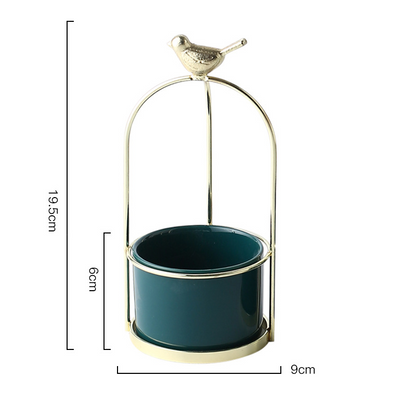 Flower Planters with Bird Design – Decorative Plant Pots for Garden and Balcony