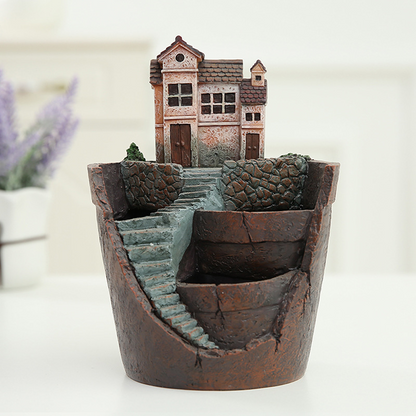 Succulent Decorative Flower Pot for Mini Gardens – Bonsai Planter for Micro Landscapes and Small Gardens
