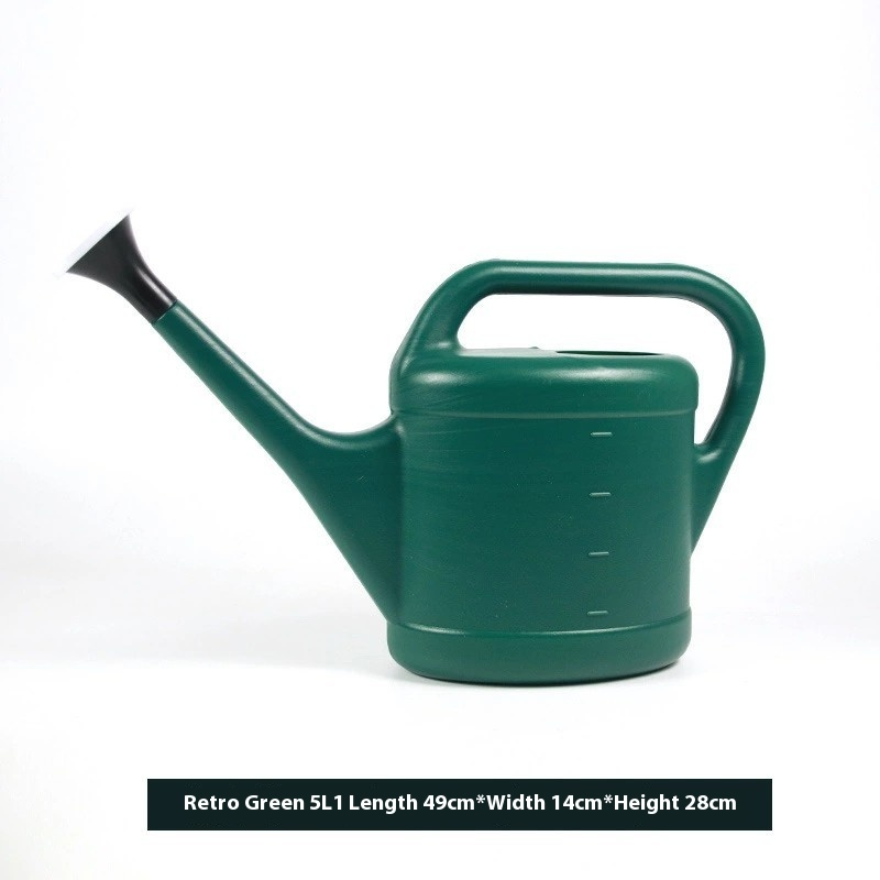 Large-Capacity Plastic Watering Can with Long Spout – Ideal Watering Can for Garden Care and Plant Watering