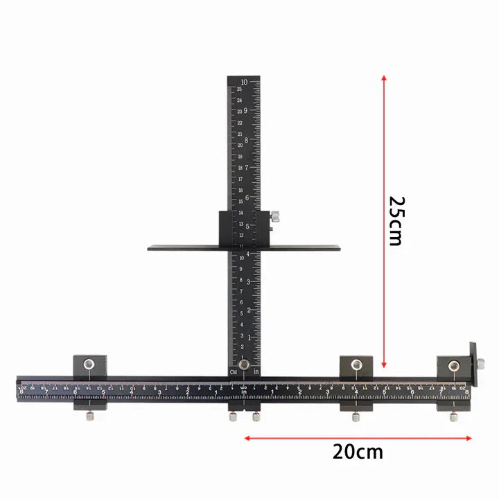 Adjustable Drilling Guide for Drawers and Handles