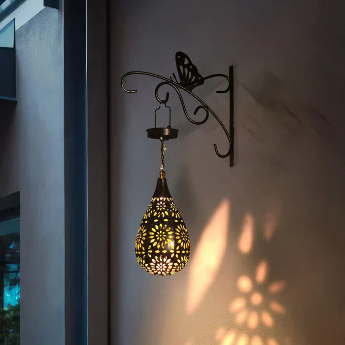Stylish Solar-Powered Garden Light in Flower Design – Ideal for Outdoor Areas