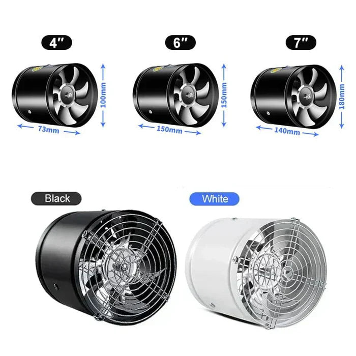 Powerful Low-Noise Exhaust Fan – Efficient Ventilation for Indoor Spaces