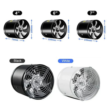 Powerful Low-Noise Exhaust Fan – Efficient Ventilation for Indoor Spaces