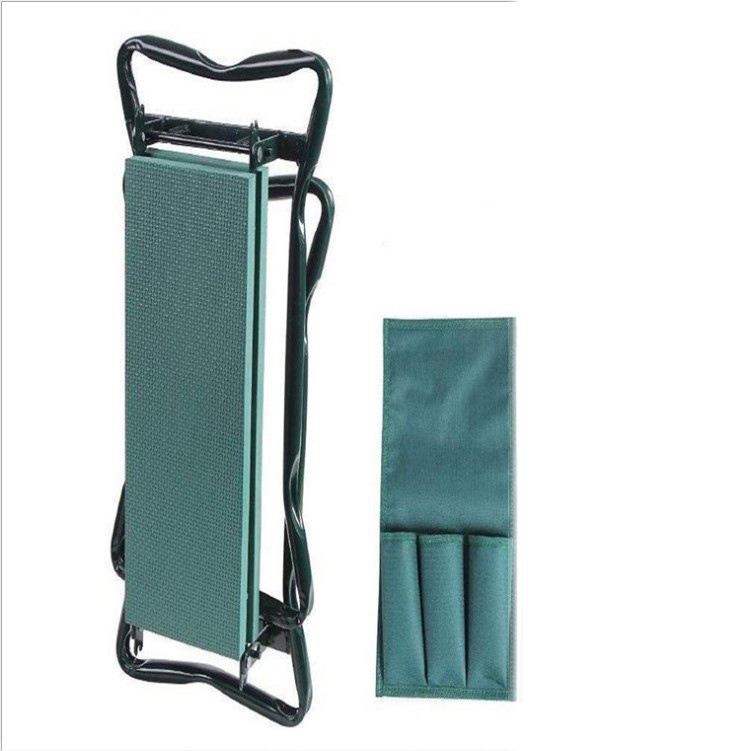 Garden Stool with Storage Bag – Foldable Seat and Work Area for Gardening