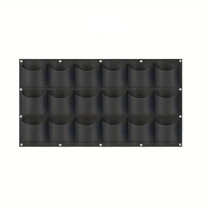 Felt Wall-Mounted Grow Bag – Three-Dimensional Non-Woven Planter Pocket for Vertical Gardens
