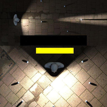 Rechargeable LED Headlamp with Wide-Angle Light and Motion Sensor