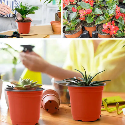 Durable Plastic Plant Pot – Sturdy Growing Pot for Plants and Flowers in the Garden