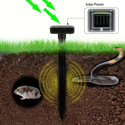 Solar-Powered Ultrasonic Snake and Pest Repeller – Effective Device for the Garden