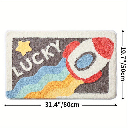 Highly Absorbent Microfiber Bathroom Mat – Non-Slip and Quick-Drying