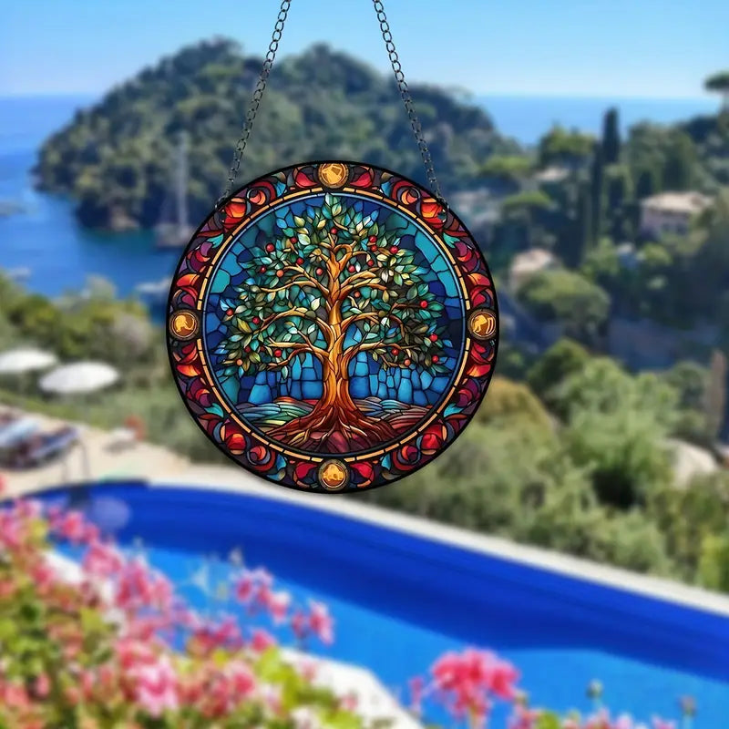 Magical Light Catcher with Tree Design