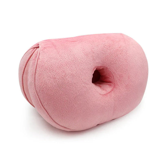 Donut-Shaped Seat Cushion for Maximum Relief and Comfort