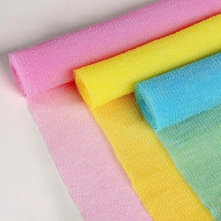 3-Pack Exfoliating Shower Scrub Cloths – Deep Cleansing & Gentle Skin Renewal