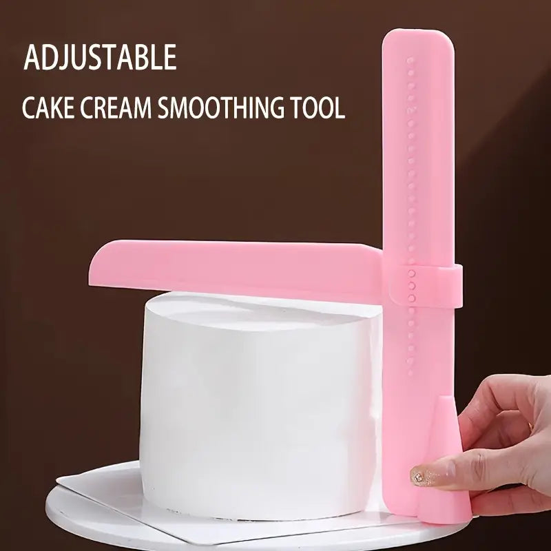 Cake Smoothing Tool for Perfect Spreading and Decorating of Cakes