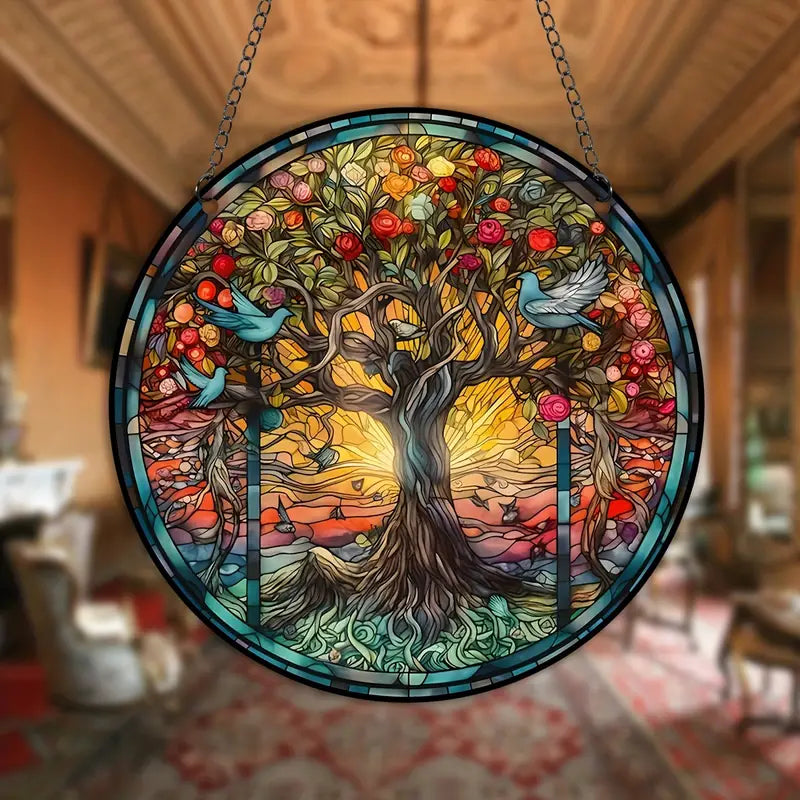 Magical Light Catcher with Tree Design