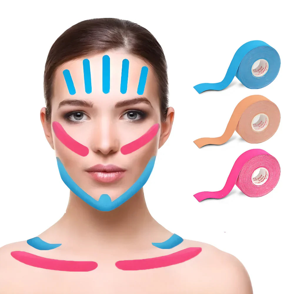 Kinesiology Tape for Face and Neck – For Relief and Targeted Support